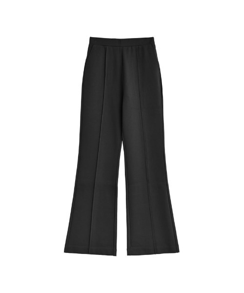 Re:EDIT（リエディ）の「[2025AW COLLECTION][低身長/高身長/大きいサイズ有][イージーケア]ストレッチポンチキックフレアパンツ（その他パンツ・レディース・ブラック/アイボリー/チャコールグレー・SHORT/MEDIUM/TALL/LARGE/X-LARGE）」の9枚目の写真