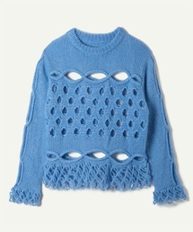 トップス leinwande Intarsia Knitted Polo leinwande（ラインヴァンド）の「Intarsia Knitted Polo（ニット