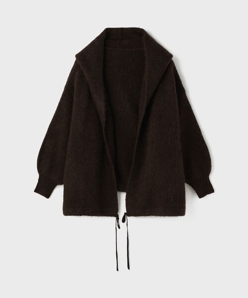 GRACE CLASS(グレースクラス)の「ストールアルパカカーディガン(カーディガン/ボレロ・レディース・ホワイト/ブラウン・36)」の8枚目の写真