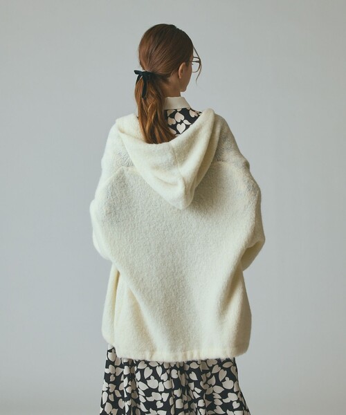 GRACE CLASS(グレースクラス)の「ストールアルパカカーディガン(カーディガン/ボレロ・レディース・ホワイト/ブラウン・36)」の15枚目の写真