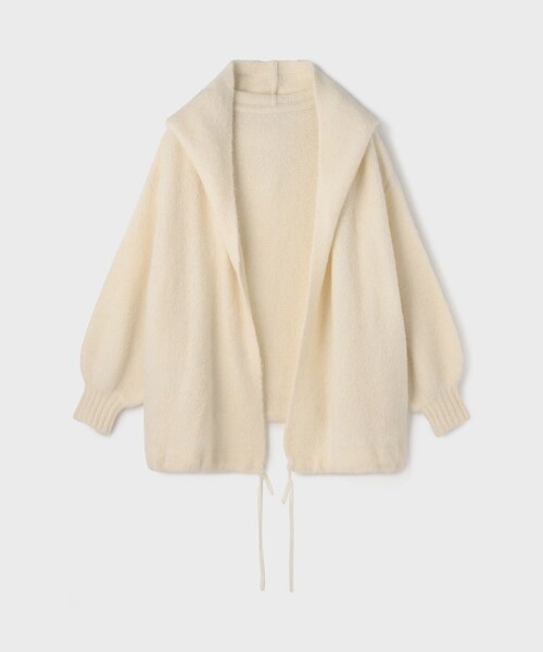 GRACE CLASS(グレースクラス)の「ストールアルパカカーディガン(カーディガン/ボレロ・レディース・ホワイト/ブラウン・36)」の17枚目の写真