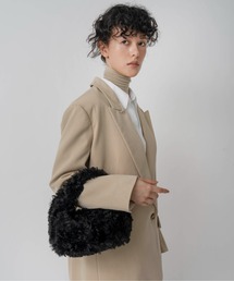 LE VERNIS（ル・ベルニ）の「LE VERNIS(ル・ベルニ)Fake fur micro bag（ハンドバッグ）」