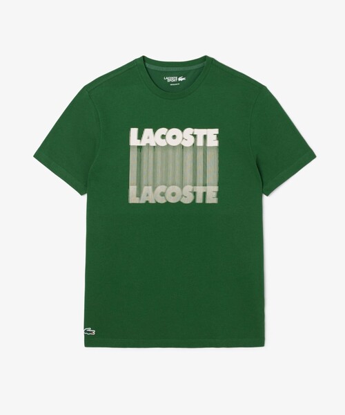 LACOSTE(ラコステ)の「グラフィカルブランドネームロゴウルトラドライTシャツ(Tシャツ/カットソー・メンズ・ライトブルー/グリーン・3/4/5)」の5枚目の写真