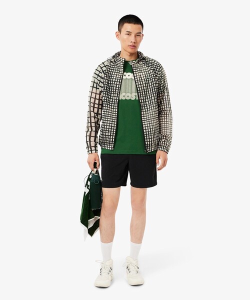 LACOSTE(ラコステ)の「グラフィカルブランドネームロゴウルトラドライTシャツ(Tシャツ/カットソー・メンズ・ライトブルー/グリーン・3/4/5)」の9枚目の写真