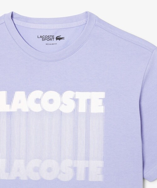 LACOSTE(ラコステ)の「グラフィカルブランドネームロゴウルトラドライTシャツ(Tシャツ/カットソー・メンズ・ライトブルー/グリーン・3/4/5)」の13枚目の写真