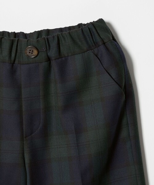 green label relaxing（グリーンレーベルリラクシング）の「TRW ブラックウォッチ ショートパンツ / キッズ 110cm-130cm（スーツパンツ・キッズ・ダークグリーン・130cm/120cm/110cm）」の7枚目の写真