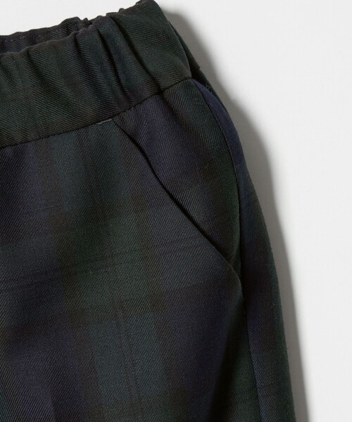 green label relaxing（グリーンレーベルリラクシング）の「TRW ブラックウォッチ ショートパンツ / キッズ 110cm-130cm（スーツパンツ・キッズ・ダークグリーン・130cm/120cm/110cm）」の8枚目の写真