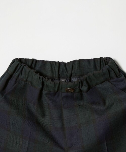 green label relaxing（グリーンレーベルリラクシング）の「TRW ブラックウォッチ ショートパンツ / キッズ 110cm-130cm（スーツパンツ・キッズ・ダークグリーン・130cm/120cm/110cm）」の10枚目の写真
