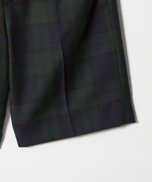 green label relaxing（グリーンレーベルリラクシング）の「TRW ブラックウォッチ ショートパンツ / キッズ 110cm-130cm（スーツパンツ・キッズ・ダークグリーン・130cm/120cm/110cm）」の11枚目の写真