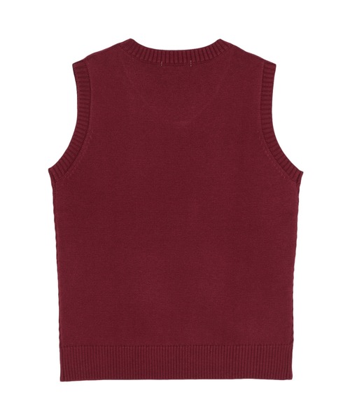 TOKYO SHIRTS（トウキョウシャツ）の「アンチピリング Vネック ベスト（ベスト・レディース・グレー/ネイビー/エンジ・M/L/LL）」の15枚目の写真