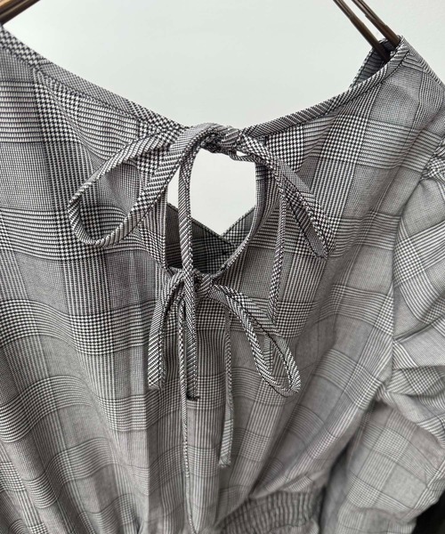 AS KNOW AS plus（アズノゥアズプラス）の「♪パワショルキラ釦ワンピース（ワンピース・レディース・グレー系/アイボリー系/ブラック系・FREE）」の21枚目の写真