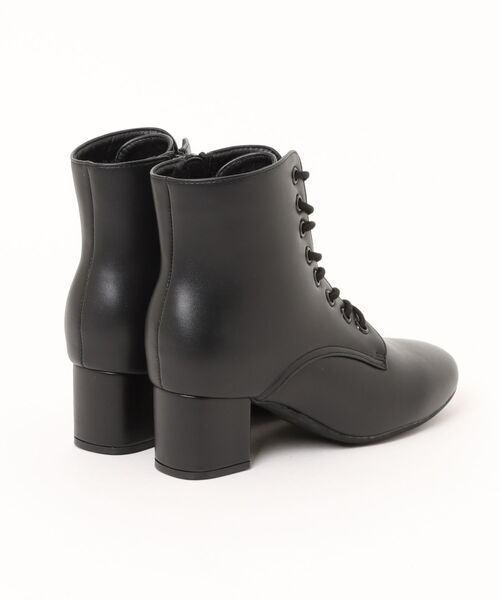 Catherine Cottage（キャサリンコテージ）の「レースアップヒールブーツ（5cmヒール）（ブーツ・キッズ・ブラック/ベージュ・25/24/23）」の7枚目の写真