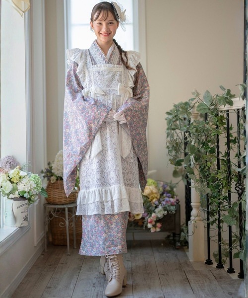 Catherine Cottage（キャサリンコテージ）の「レースアップヒールブーツ（5cmヒール）（ブーツ・キッズ・ブラック/ベージュ・25/24/23）」の9枚目の写真