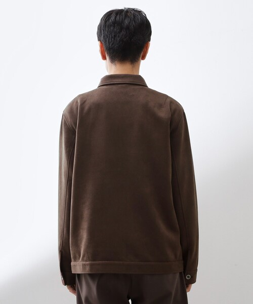 セール】フェイクスエードジップブルゾン【手洗いOK】（ブルゾン