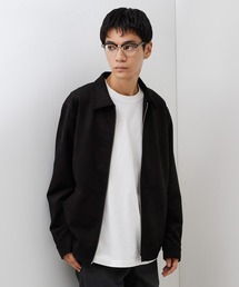 THE SHOP TK （ザ ショップ ティーケー ）の「フェイクスエードジップブルゾン【手洗いOK】（ブルゾン）」