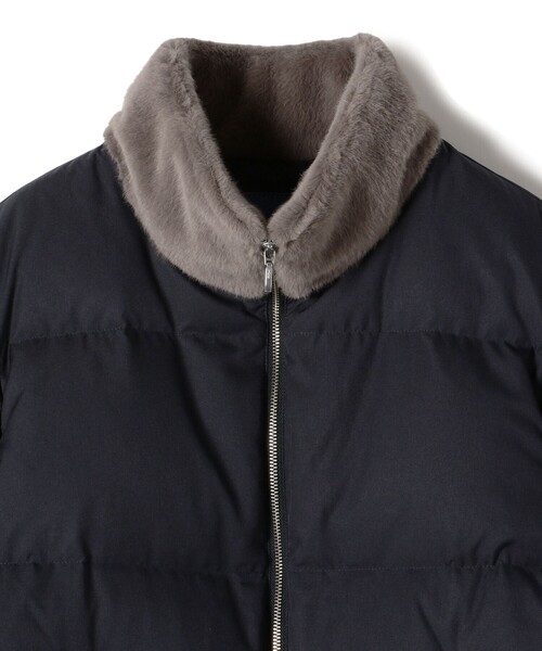 SHIPS（シップス）の「LIMONTA EAST 河田 ダウン ジャケット（ダウンジャケット/コート・レディース・ベージュ/ネイビー・36/38）」の13枚目の写真