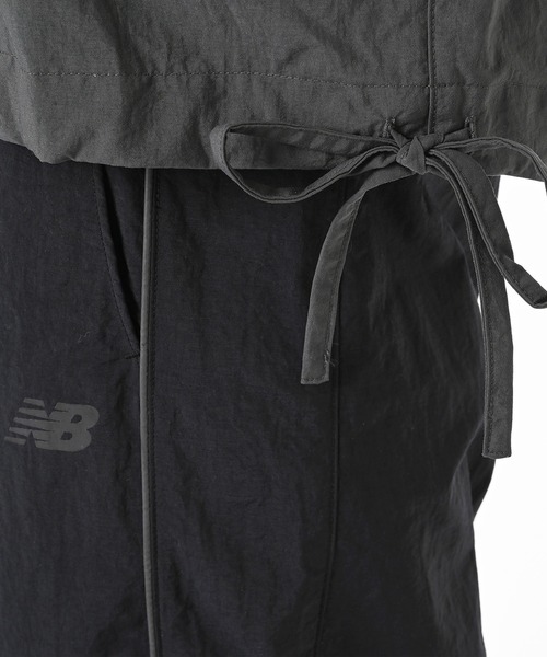 NEW BALANCE（ニューバランス）の「フーデットタスランジャケット（ブルゾン・レディース・ダークグレー/オフホワイト・SMALL/MEDIUM/LARGE）」の20枚目の写真