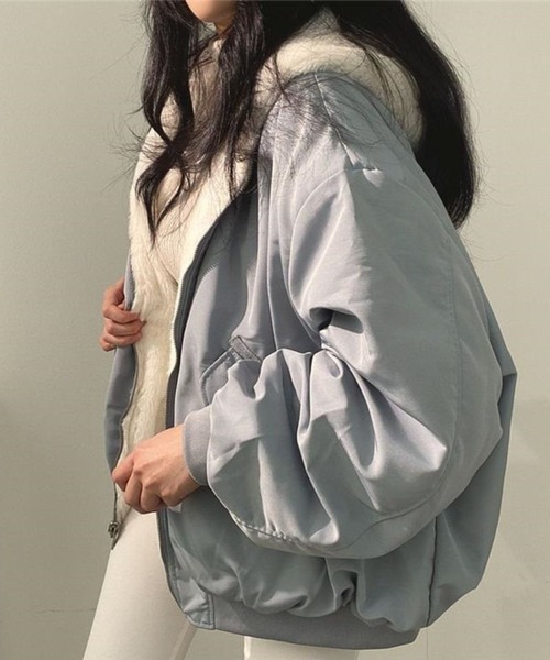 SPIGA（スピーガ）の「ﾘﾊﾞｰｼﾌﾞﾙﾌｰﾃﾞｨｼﾞｬｹｯﾄ（その他アウター・レディース・ブラック/ブルー/ホワイト・SMALL/MEDIUM/LARGE/X-LARGE）」の6枚目の写真
