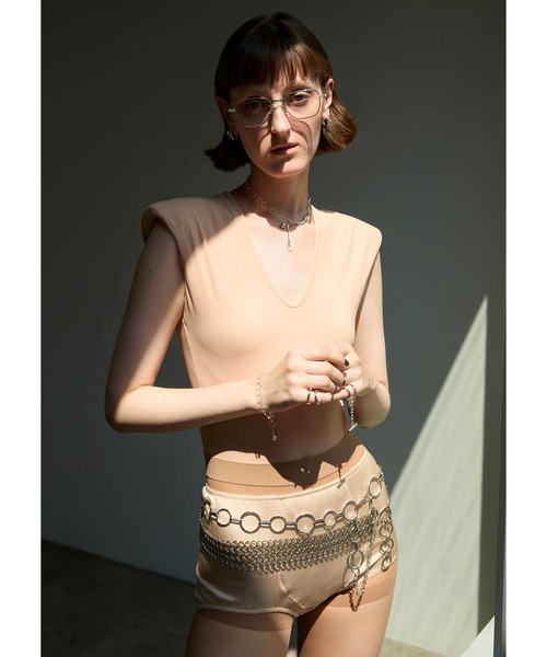 Soierie（ソワリー）の「ドリッピング ネックレス / Dripping necklace（ネックレス・レディース・シルバー/シルバー×ゴールド・FREE）」の13枚目の写真