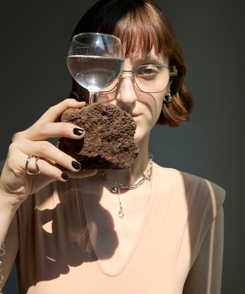 Soierie（ソワリー）の「ドリッピング ネックレス / Dripping necklace（ネックレス・レディース・シルバー/シルバー×ゴールド・FREE）」の12枚目の写真