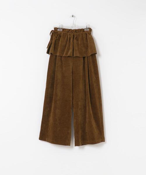 LAATO（ラート）の「wrinkle velor wide pants（その他パンツ・レディース・オフホワイト/キャメル/ダークグレー・FREE）」の20枚目の写真