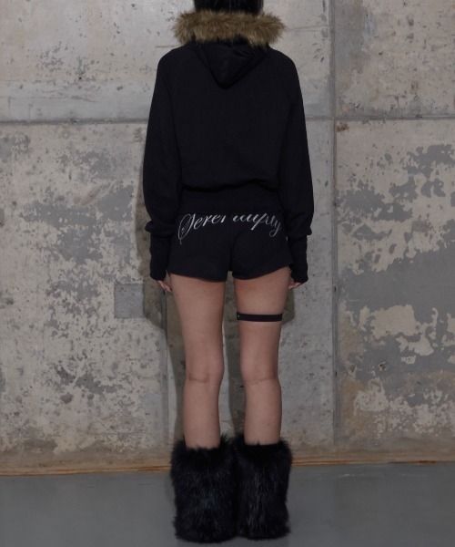 トップス FANCY CLUB/ RUTHLESS FUR HOODED ZIP-UP セール】【FANCY CLUB】RUTHLESS FUR HOODED ZIP-UP / 【ファンシー