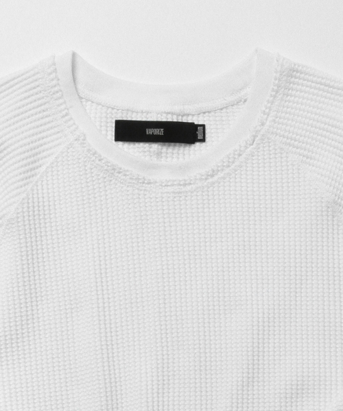 BEAMS（ビームス）の「◇VAPORIZE / ロング サーマル（Tシャツ/カットソー・メンズ・ブラック/グレー/ホワイト・LARGE/SMALL/MEDIUM）」の15枚目の写真