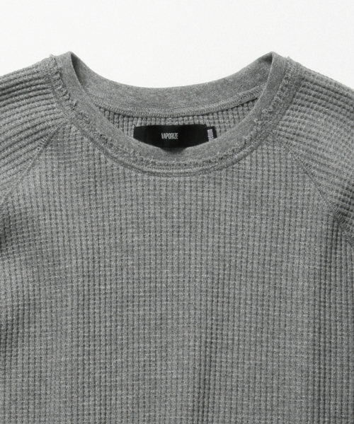 BEAMS（ビームス）の「◇VAPORIZE / ロング サーマル（Tシャツ/カットソー・メンズ・ブラック/グレー/ホワイト・LARGE/SMALL/MEDIUM）」の19枚目の写真
