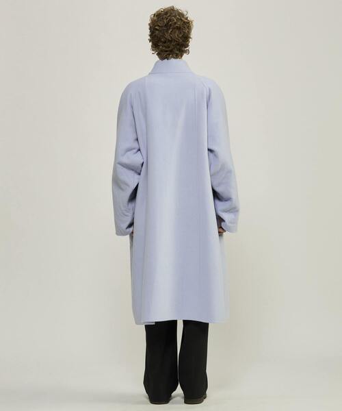 CURRENTAGE(カレンテージ)の「Double face cloth long coat(その他アウター・メンズ・ネイビー/サックスブルー/その他・3/4)」の5枚目の写真