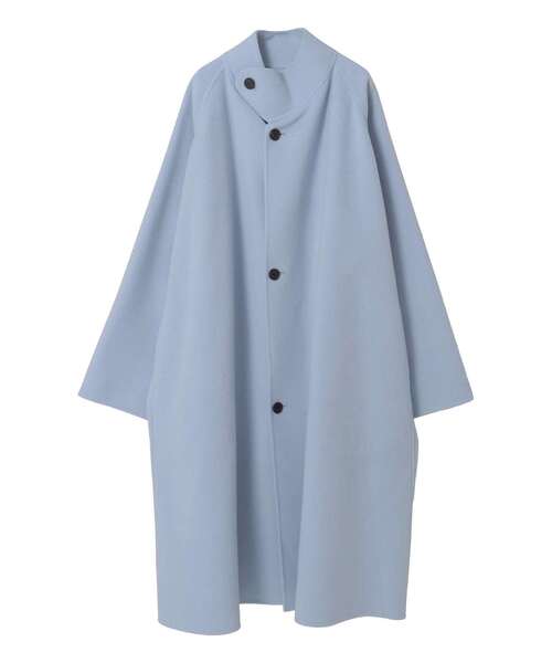CURRENTAGE(カレンテージ)の「Double face cloth long coat(その他アウター・メンズ・ネイビー/サックスブルー/その他・3/4)」の14枚目の写真