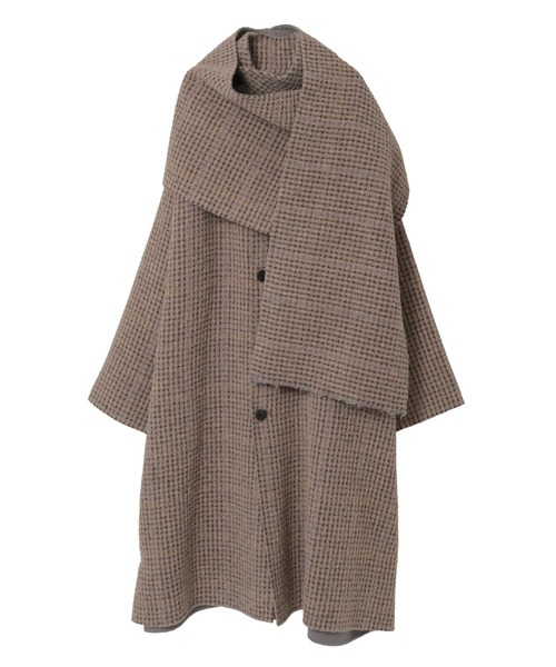 CURRENTAGE(カレンテージ)の「Double face cloth long coat(その他アウター・メンズ・ネイビー/サックスブルー/その他・3/4)」の19枚目の写真