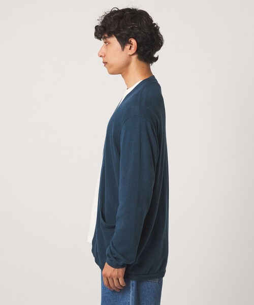 A DAY IN THE LIFE UNITED ARROWS(アデイインザライフユナイテッドアローズ)の「ハイゲージ カーディガン+Tシャツ -セットアイテム・ハンドウォッシャブル-<A DAY IN THE LIFE>(ニット/セーター・メンズ・ダークブラウン/ターコイズブルー系/ベージュ・M/L)」の12枚目の写真