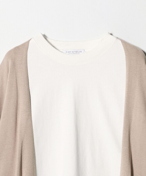 A DAY IN THE LIFE UNITED ARROWS(アデイインザライフユナイテッドアローズ)の「ハイゲージ カーディガン+Tシャツ -セットアイテム・ハンドウォッシャブル-<A DAY IN THE LIFE>(ニット/セーター・メンズ・ダークブラウン/ターコイズブルー系/ベージュ・M/L)」の19枚目の写真