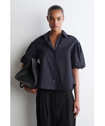 COS（コス）の「パフスリーブコットンシャツ（シャツ/ブラウス）」