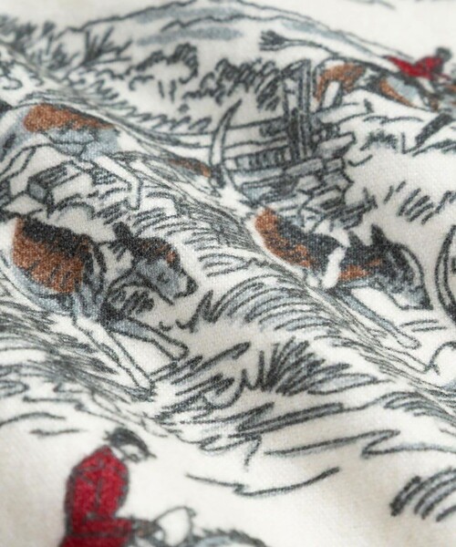 BROOKS BROTHERS（ブルックスブラザーズ）の「コットンフランネル　ポールブラウン　プリント　カジュアルシャツ　Regular Fit（シャツ/ブラウス・メンズ・ホワイト系その他・SMALL/MEDIUM/LARGE）」の3枚目の写真