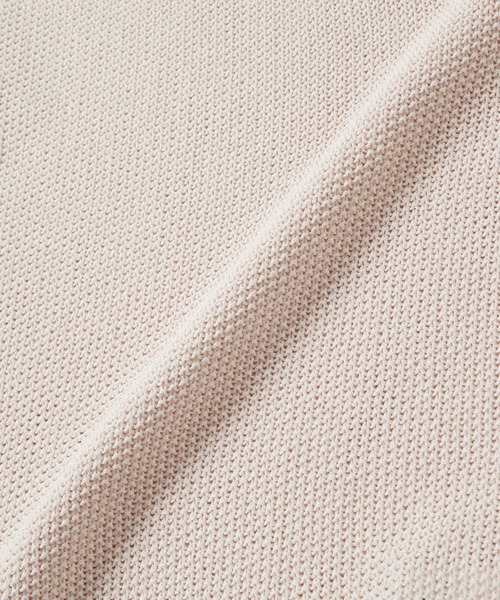 SEAGREEN(シーグリーン)の「SEAGREEN(シーグリーン) MOSS STITCH KNIT CARDIGAN(カーディガン/ボレロ・メンズ・アイボリー・3)」の3枚目の写真