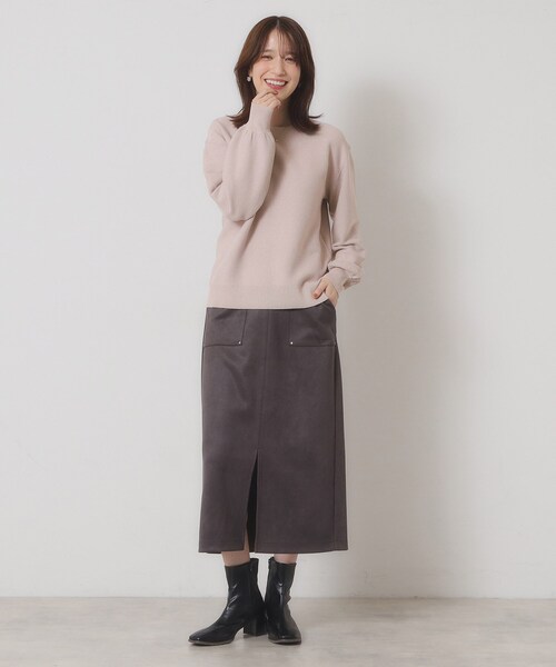 ITS'DEMO(イッツデモ)の「【手洗い可】ラメガーターニット(ニット/セーター・レディース・パープル系/ブルー/アイボリー/ブラック/ピンク・00)」の11枚目の写真