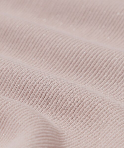 ITS'DEMO(イッツデモ)の「【手洗い可】ラメガーターニット(ニット/セーター・レディース・パープル系/ブルー/アイボリー/ブラック/ピンク・00)」の12枚目の写真