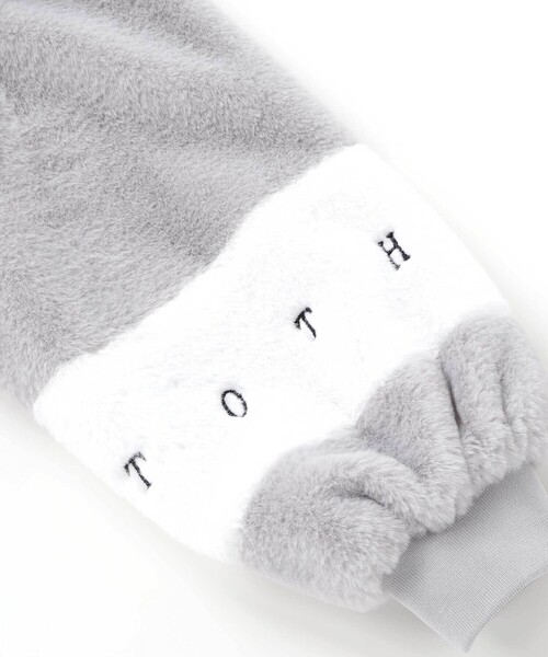 ZIDDY（ジディ）の「【 ニコ☆プチ 掲載 】ショート丈ファーブルゾン(130~160cm)（ブルゾン・キッズ・ブラック/グレー・FREE/150cm/130cm/140cm）」の22枚目の写真