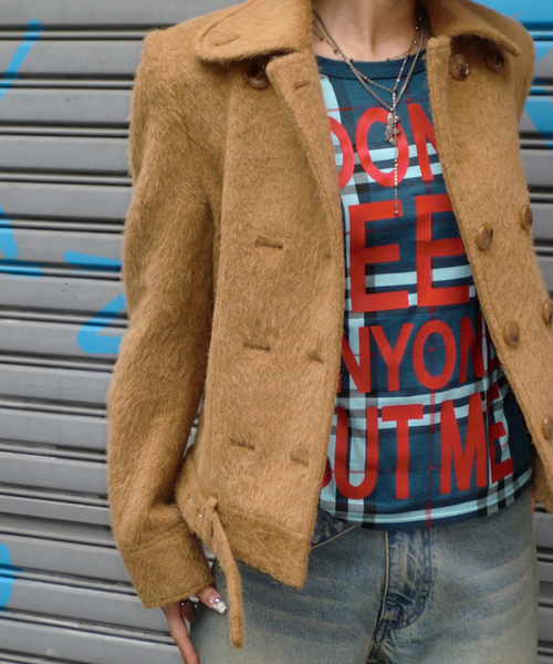 Oriens JOURNAL STANDARD（オリエンス ジャーナルスタンダード）の「ロゴロングスリーブTシャツ（Tシャツ/カットソー・レディース・ブルー系その他/パープル/レッド・FREE）」の8枚目の写真