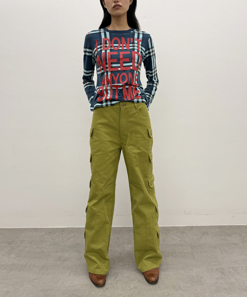 Oriens JOURNAL STANDARD（オリエンス ジャーナルスタンダード）の「ロゴロングスリーブTシャツ（Tシャツ/カットソー・レディース・ブルー系その他/パープル/レッド・FREE）」の10枚目の写真