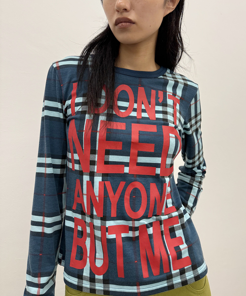 ロゴロングスリーブTシャツ オリエンスジャーナルスタンダード