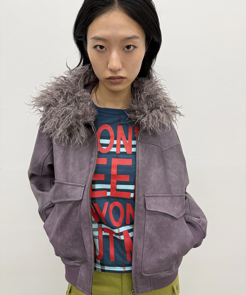 Oriens JOURNAL STANDARD（オリエンス ジャーナルスタンダード）の「ロゴロングスリーブTシャツ（Tシャツ/カットソー・レディース・ブルー系その他/パープル/レッド・FREE）」の14枚目の写真