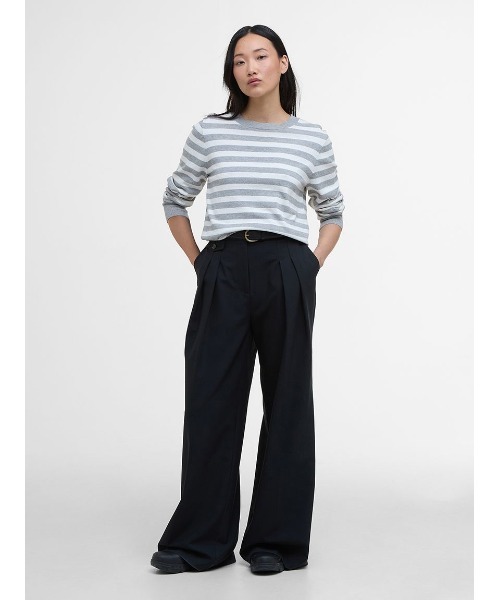 Barbour（バブアー）の「Loisボーダー クルーネック ニット（ニット/セーター・レディース・ネイビー/グレー・SMALL/MEDIUM）」の3枚目の写真