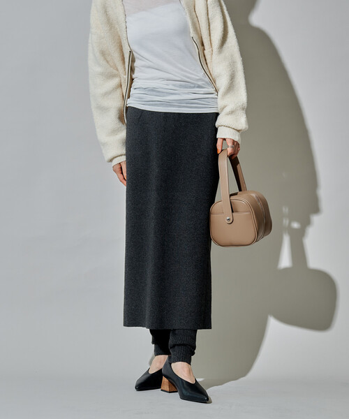 24AW 今期 HER.ニットスカート+レギンス セット新品未使用 完売 ニットスカート レギンス ドッキングセット（スカート）｜FREAK'S