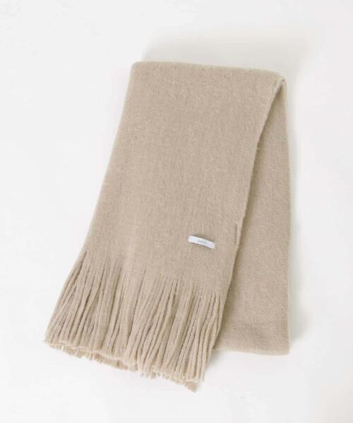 SMELLY(スメリー)の「ソフトボリュームマフラー(マフラー・レディース・グレー/チャコールグレー/ライトブルー/ホワイト/ベージュ・-)」の20枚目の写真