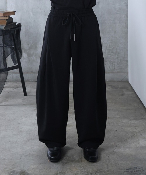 Confirm(コンファーム)の「テクニカルパターン スラックスパンツ メンズ レディース ユニセックス(スラックス・メンズ・ブラック・M/L)」の1枚目の写真