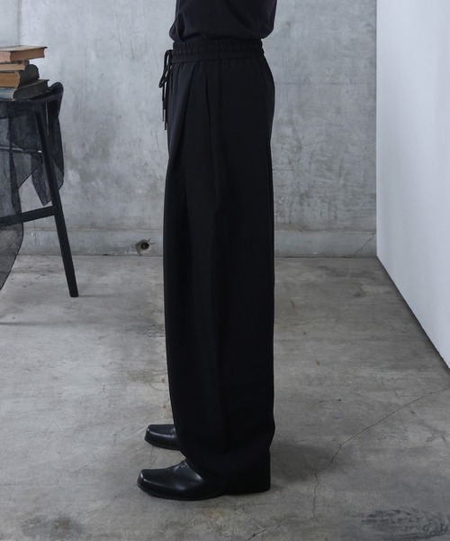Confirm(コンファーム)の「テクニカルパターン スラックスパンツ メンズ レディース ユニセックス(スラックス・メンズ・ブラック・M/L)」の4枚目の写真