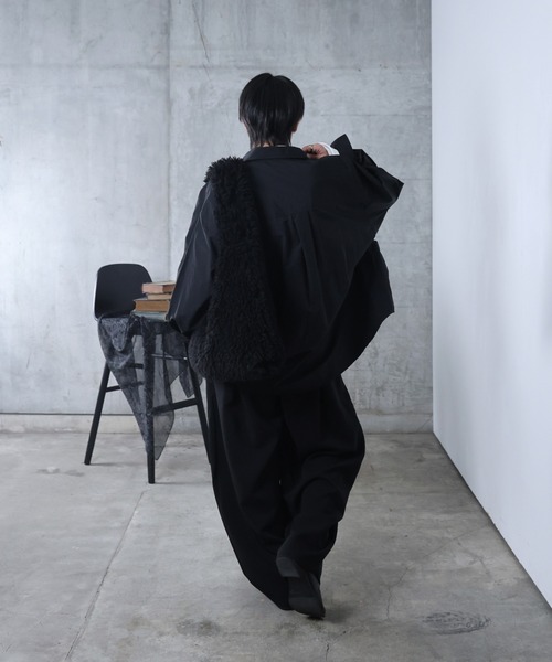 Confirm(コンファーム)の「テクニカルパターン スラックスパンツ メンズ レディース ユニセックス(スラックス・メンズ・ブラック・M/L)」の11枚目の写真