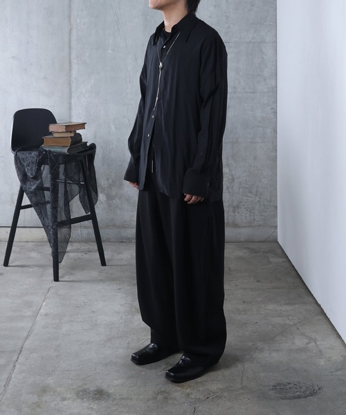 Confirm(コンファーム)の「テクニカルパターン スラックスパンツ メンズ レディース ユニセックス(スラックス・メンズ・ブラック・M/L)」の7枚目の写真